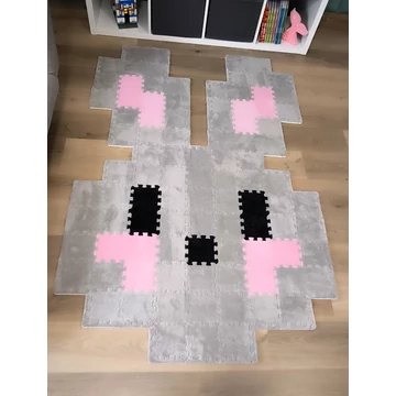 96 db Happixel / kép alapján összerakva: XL méret (V.Sz: 77 db, R: 14 db, Fk: 5 db) - nyuszi