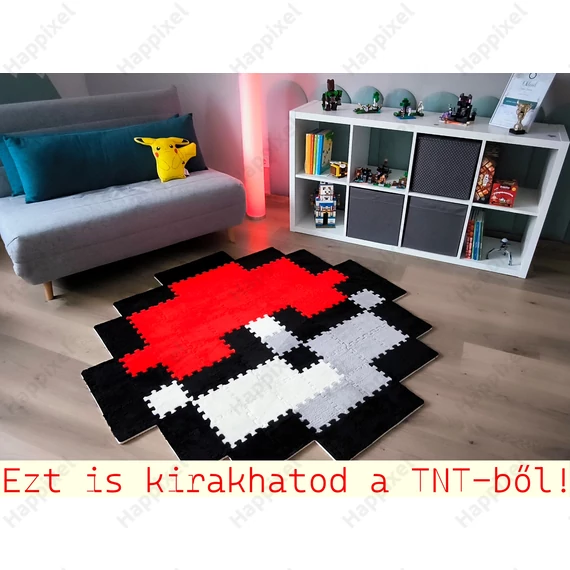 201 db Happixel  (P: 80 db, Fk: 54 db, Fh: 46 db, V.sz.: 16 db, K: 5) Minecraft tematika, TNT
