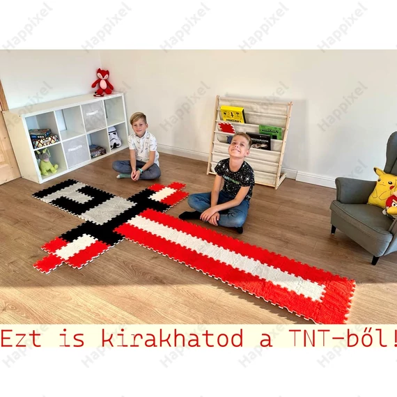 201 db Happixel  (P: 80 db, Fk: 54 db, Fh: 46 db, V.sz.: 16 db, K: 5) Minecraft tematika, TNT