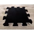 Fekete színű pixel puzzleszőnyeg darab (15 x 15 cm)